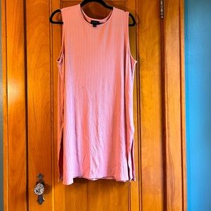 Dusty Rose/Pink J.Jill longline Wearever ribbed tunic SZ XL